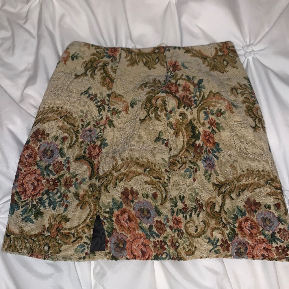 floral skirt shein xs